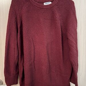 Old Navy Women's Burgundy Sweater
